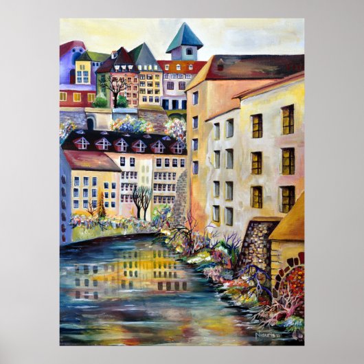 Stockholm, Gamla Stan, Old Town Poster (Voorkant)