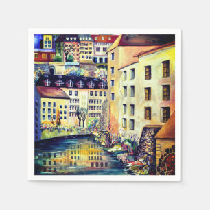 Stockholm - Gamla Stan, oude stad, Zweden Servetten