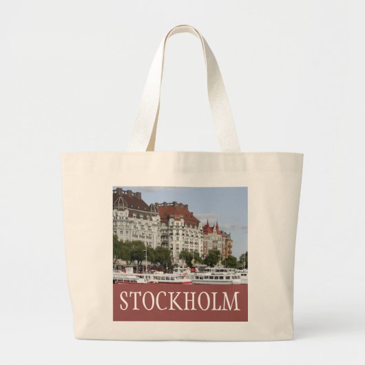 Stockholm Grote Tote Bag (Voorkant)