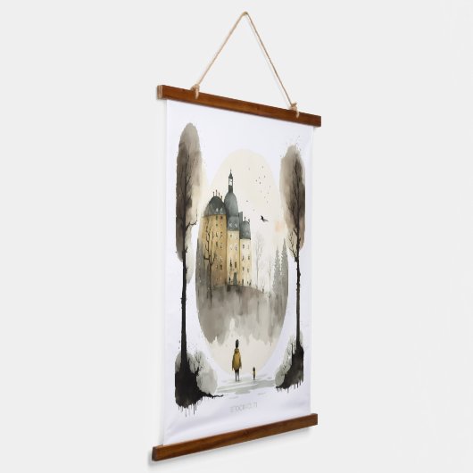 Stockholm Hangend Wandkleed (Gebogen)