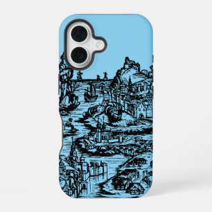 Stockholm hoofdstad en meest bevolkte stad van Zwe iPhone 16 Hoesje