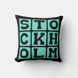 Stockholm, Hoofdstad van Zweden Kussen