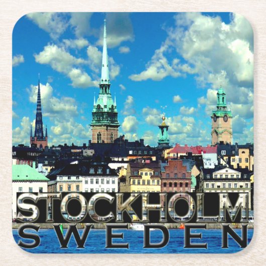 Stockholm Kartonnen Onderzetters (Voorkant)