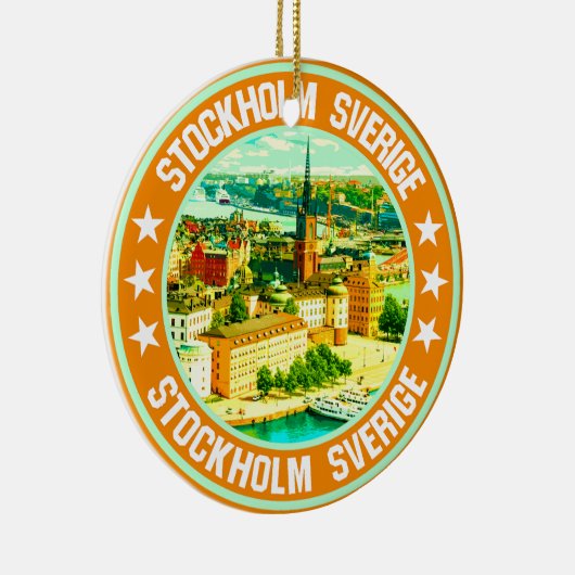Stockholm Keramisch Ornament (Rechts)