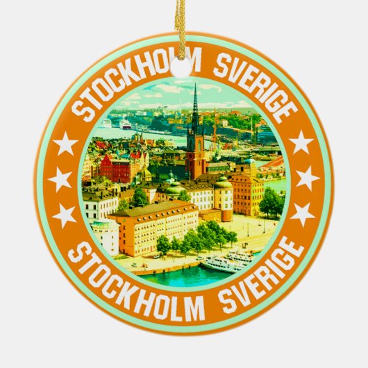 Stockholm Keramisch Ornament (Achterkant)