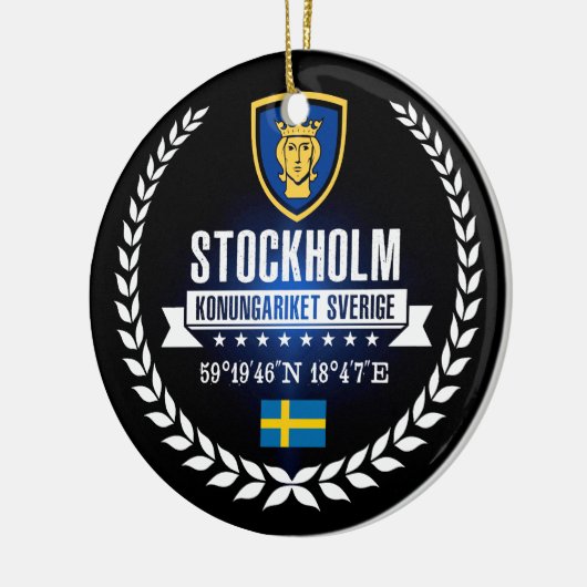 Stockholm Keramisch Ornament (Links)