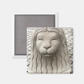 Stockholm Lion Statue Zweden Foto Magneet (Voorkant / Achterkant)