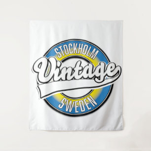 Stockholm  logo Poster Wandkleed