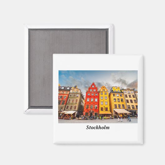 Stockholm magneet (Voorkant / Achterkant)