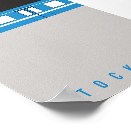 Stockholm - metro - poster (Hoek)