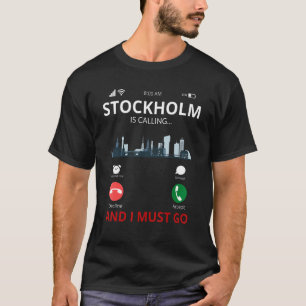 Stockholm noemt zweden Souvenir T-shirt