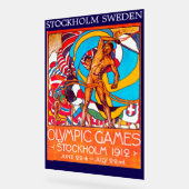 "Stockholm Olympics' 1912" Acrylic Sign Acryl Bord (Hoek)