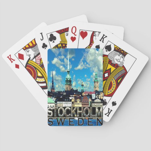 Stockholm Pokerkaarten (Achterkant)
