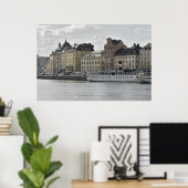 Stockholm Quay Poster (Thuiskantoor)