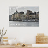 Stockholm Quay Poster (Keuken)