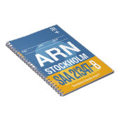 Stockholm - Reisjournaal Notitieboek (Rechterzijde)