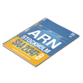 Stockholm - Reisjournaal Notitieboek (Linkerzijde)