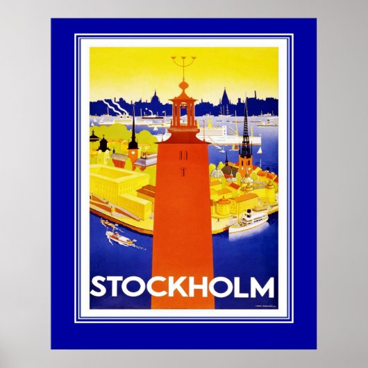 Stockholm-reisposter groot formaat Poster (Voorkant)