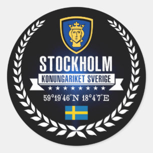 Stockholm Ronde Sticker