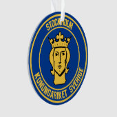 Stockholm Round Emblem Ornament (voorkant)