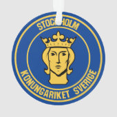 Stockholm Round Emblem Ornament (achterkant)