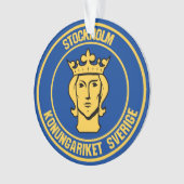 Stockholm Round Emblem Ornament (voorkant)