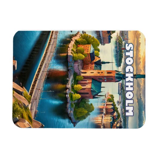 Stockholm, Scandinavische parel Magneet (Horizontaal)