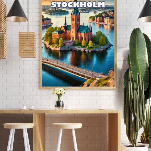 Stockholm, Scandinavische parel Poster