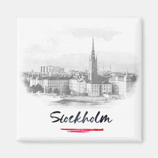 Stockholm - Skyline Magneet