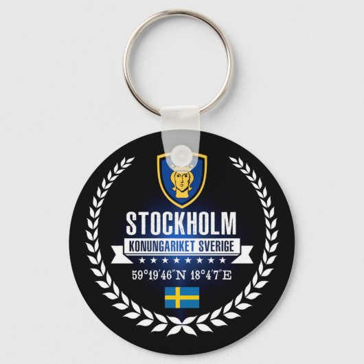 Stockholm Sleutelhanger (Voorkant)