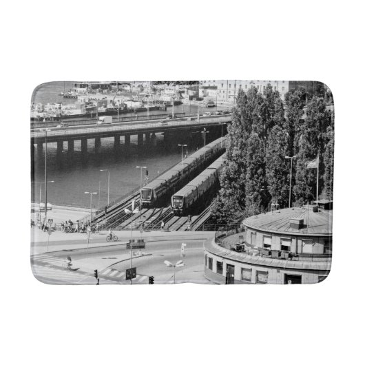 Stockholm slussen badmat (Voorkant)