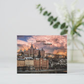 Stockholm, Sodermalm-eiland Briefkaart (Staand voorkant)
