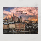 Stockholm, Sodermalm-eiland Briefkaart (Voorkant)