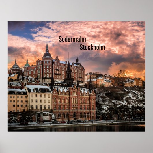 Stockholm, Sodermalm Poster (Voorkant)