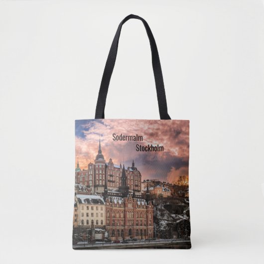 Stockholm, Sodermalm Tote Bag (Voorkant)