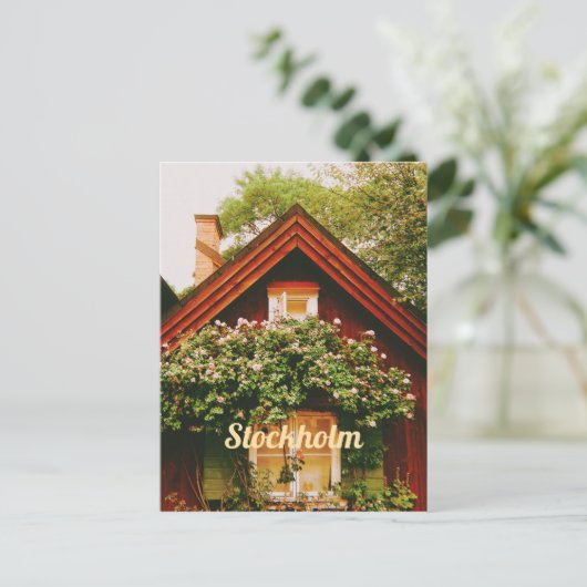 Stockholm, Södermalm, Zweden Briefkaart (Staand voorkant)