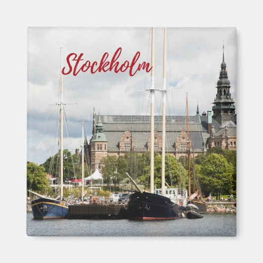 Stockholm Souvenir Magnet (Voorkant)