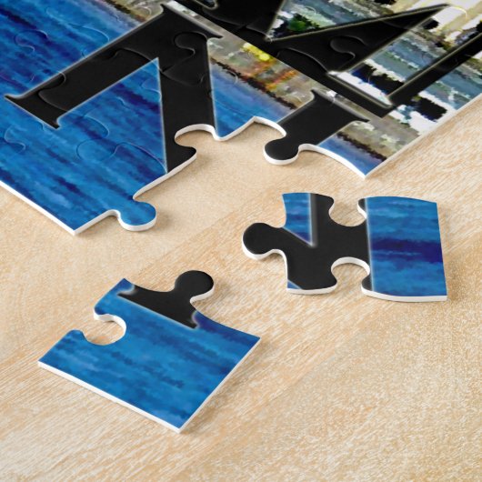 Stockholm Square Puzzle Legpuzzel (Zijkant)