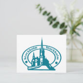Stockholm Stamp Briefkaart (Staand voorkant)