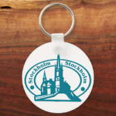 Stockholm Stamp Sleutelhanger (Voorkant)