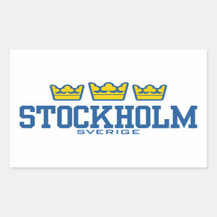 Stockholm Sverige Rechthoekige Sticker