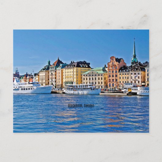 Stockholm, Sweden Briefkaart (Voorkant)