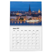 Stockholm-Sweden Calendar Kalender (Jan 2027)