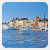 Stockholm, Sweden Vierkante Sticker (Voorkant)