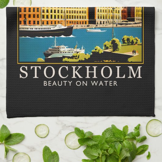 Stockholm Theedoek (Gevouwen)