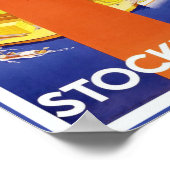 Stockholm Vintage Travel Poster (Hoek)