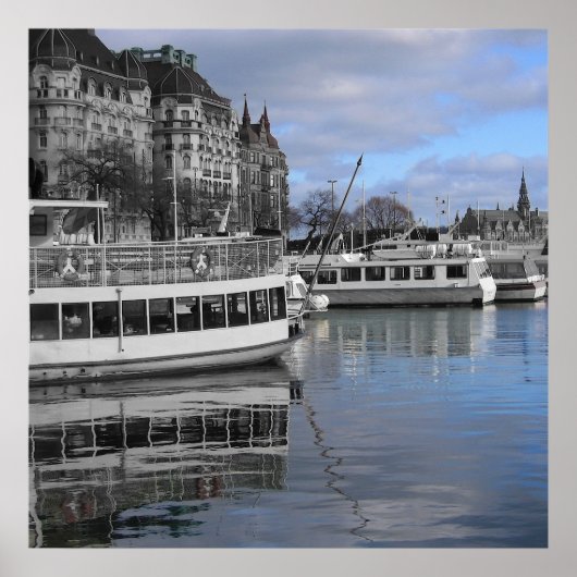 Stockholm Waterfront Poster (Voorkant)