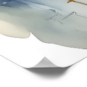 Stockholm waterverf kunst poster (Hoek)