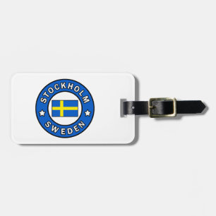 Stockholm Zweden Bagagelabel