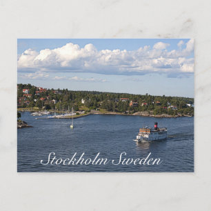 Stockholm Zweden Bay Briefkaart